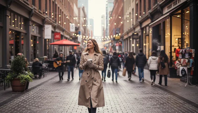 Illustration of yonge: A major street in Toronto, Canada.