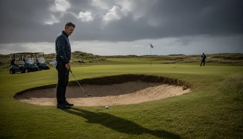 Illustration of bogey: one stroke over par in golf