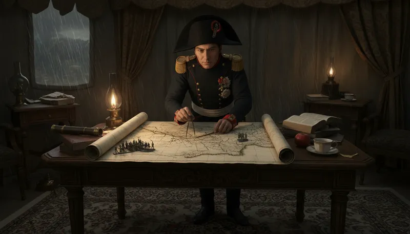 Illustration of bonaparte: Last name of a famous French military leader.