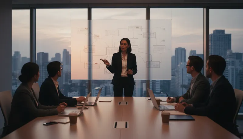 Illustration of CTO: An acronym for Chief Technology Officer.