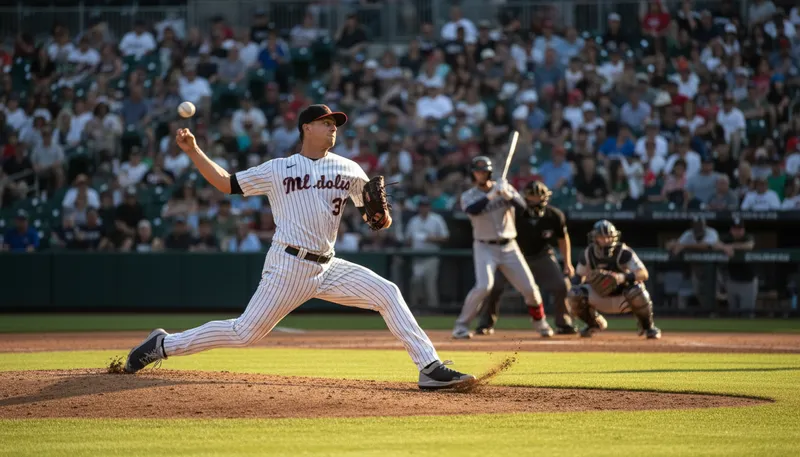 Illustration of let drive: to strike or throw with force