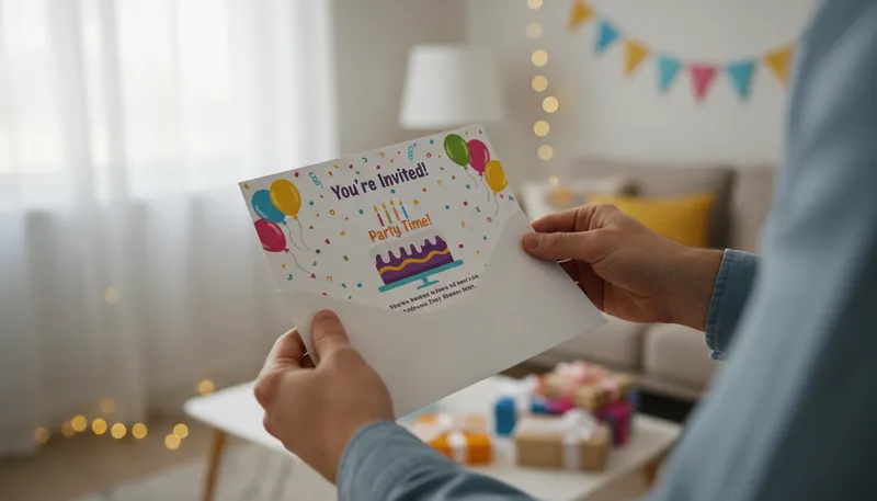 Illustration of invite: request presence at an event