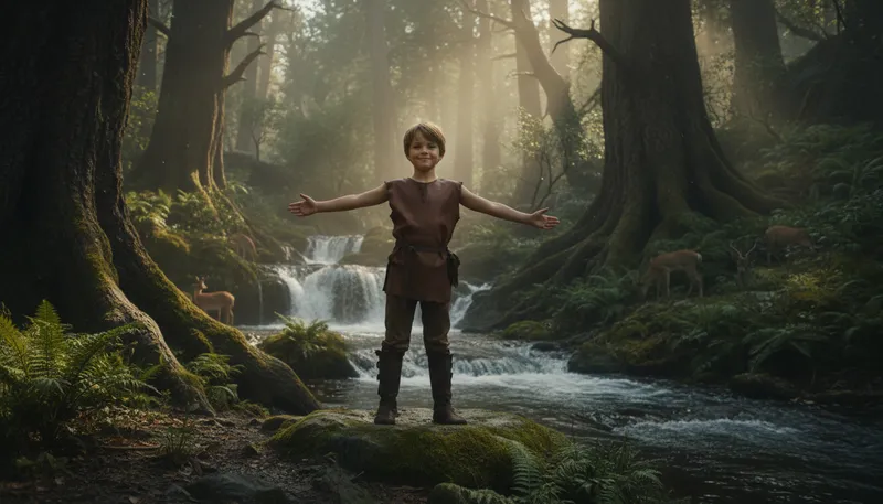 Illustration of son of adam: a male descendant of Adam