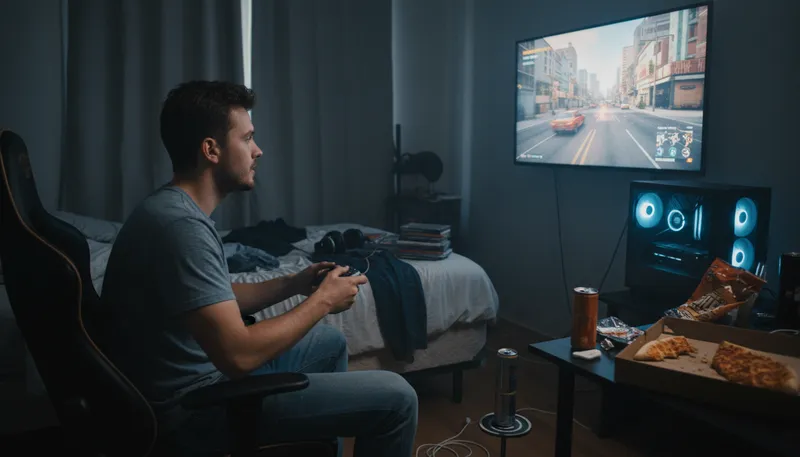 Illustration of gta: a popular video game series