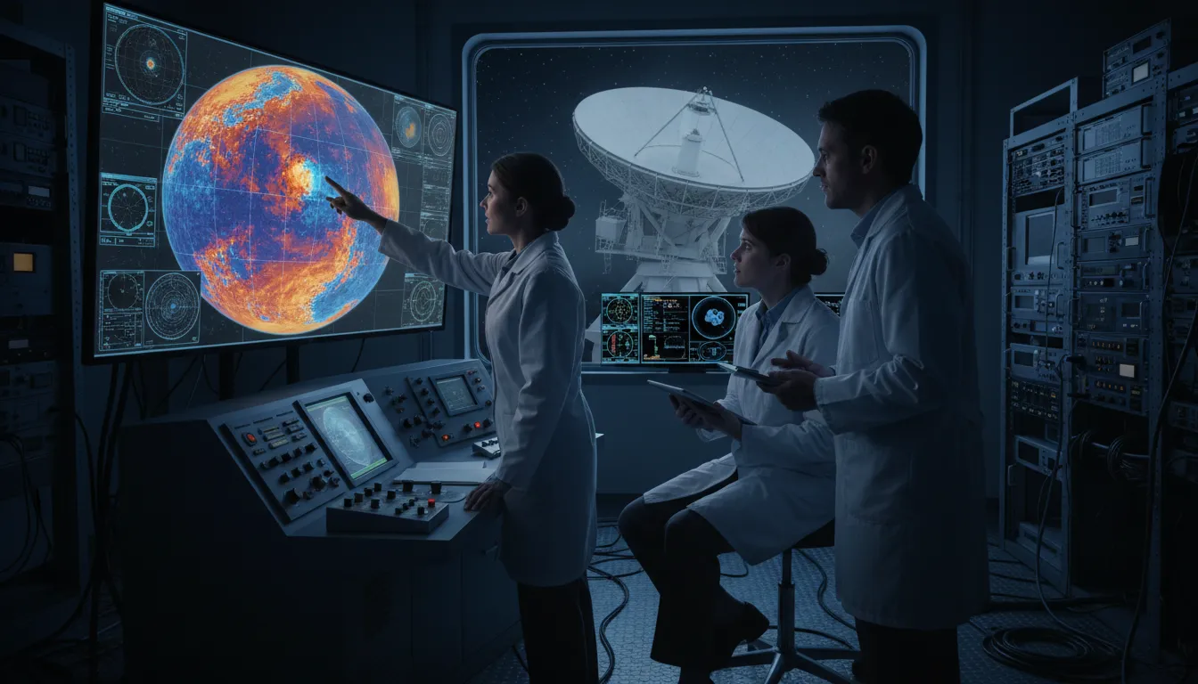 “CMB” kelimesinin çizimi: Abbreviation for cosmic microwave background.