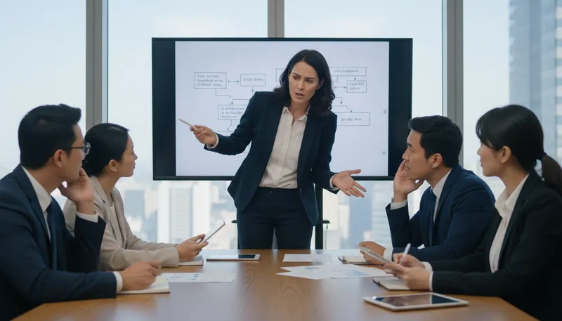 Illustration of at pains: Making a great effort to explain.