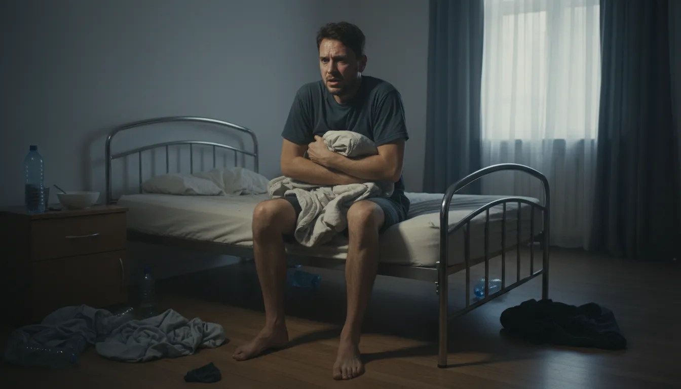 whips and jingles 的插图：physical symptoms of drug withdrawal