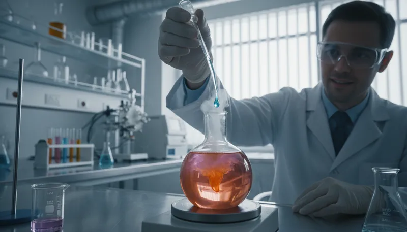 Illustration of reagent: a substance used in chemical reactions