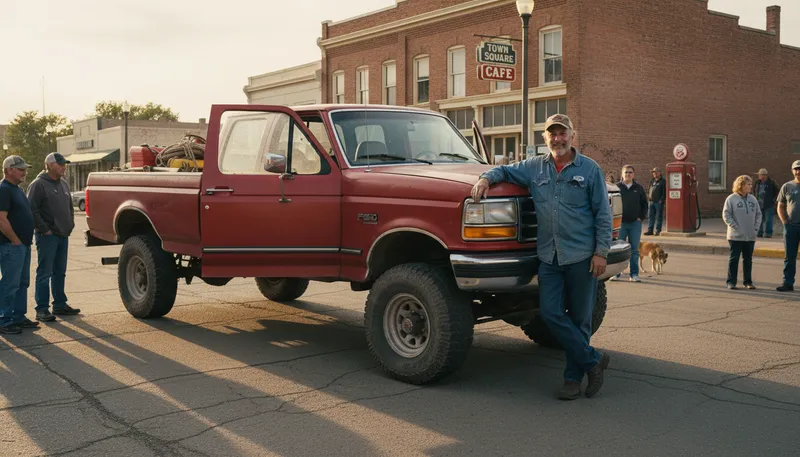 Illustration of redneck: A working-class white person from rural areas.