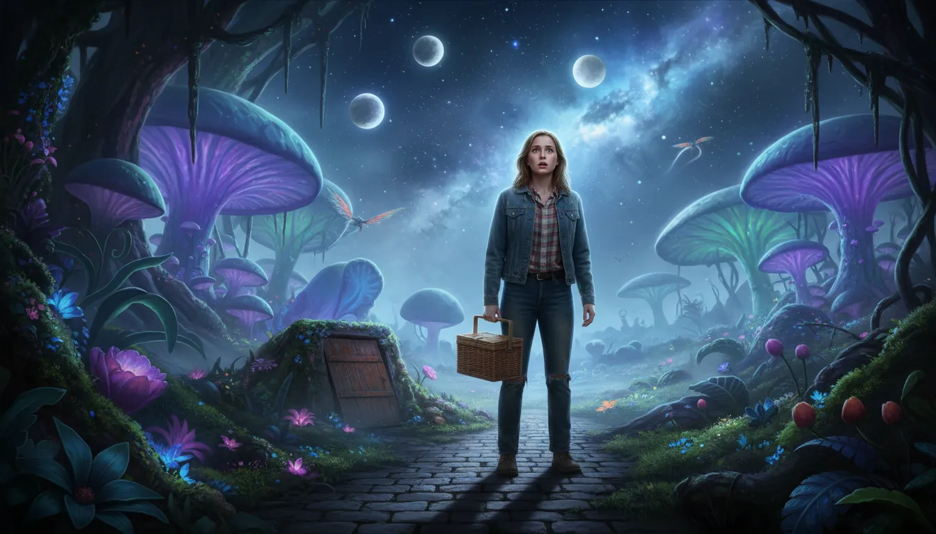 Illustration de not in Kansas anymore : in an unfamiliar and strange place