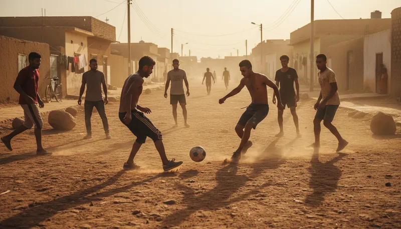 Illustration of shabab: Arabic term for youth or young people.