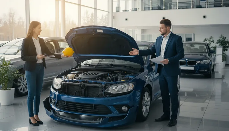 Illustration of lemon law: law protecting buyers from defective vehicles