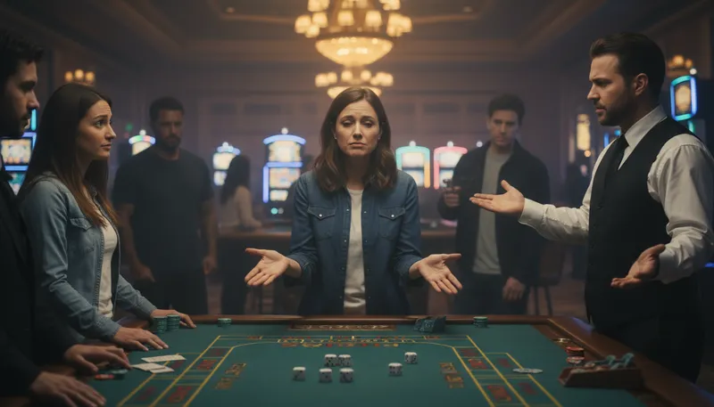Illustration of no dice: not possible or successful.