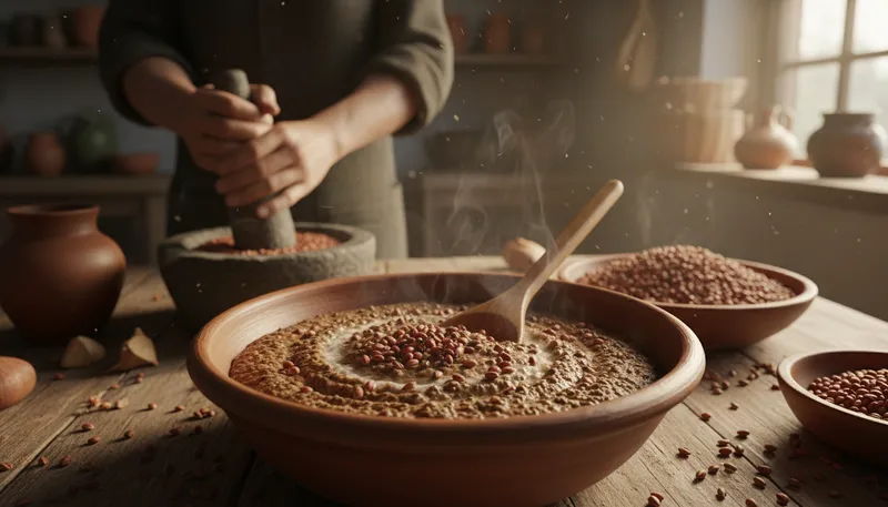 Illustration of milo: a type of grain used in foods