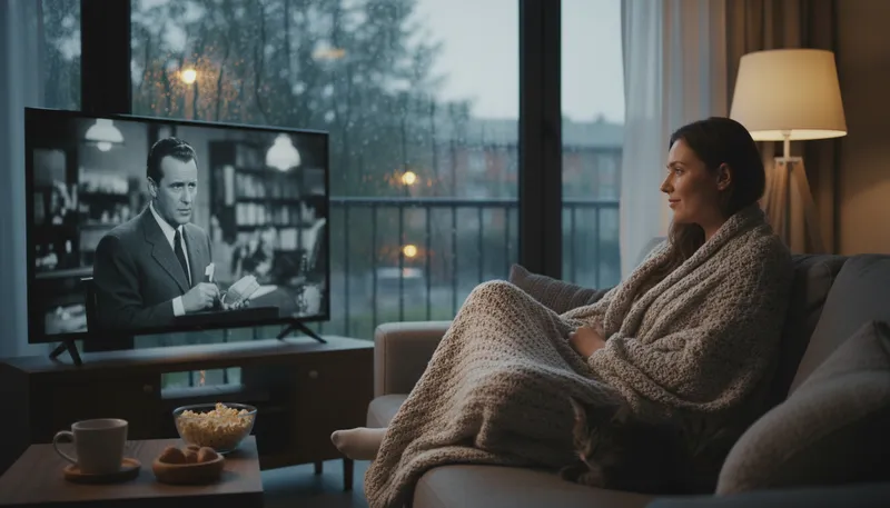 Illustration of rewatching: Watching something again after the first time.