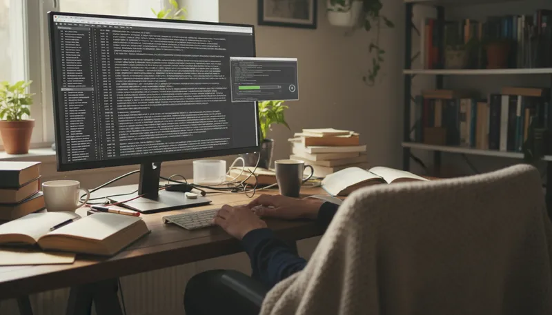 Illustration of parser: A program that analyzes text into components.