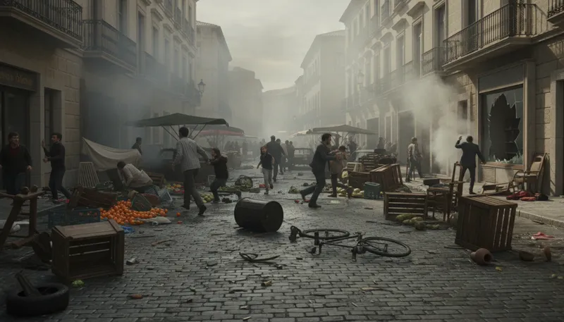 Illustration of shootout: A confrontation involving gunfire between opponents.