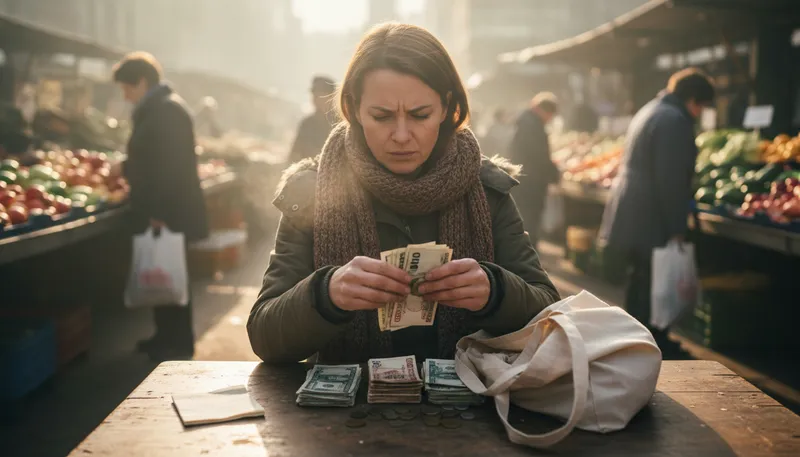 Illustration of cold cash: Physical money, especially bills or coins.