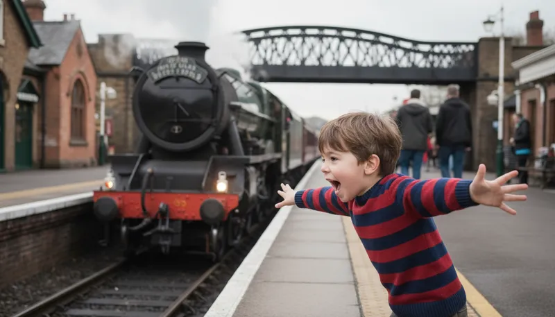 Illustration of choo: A sound often associated with trains or steam engines.