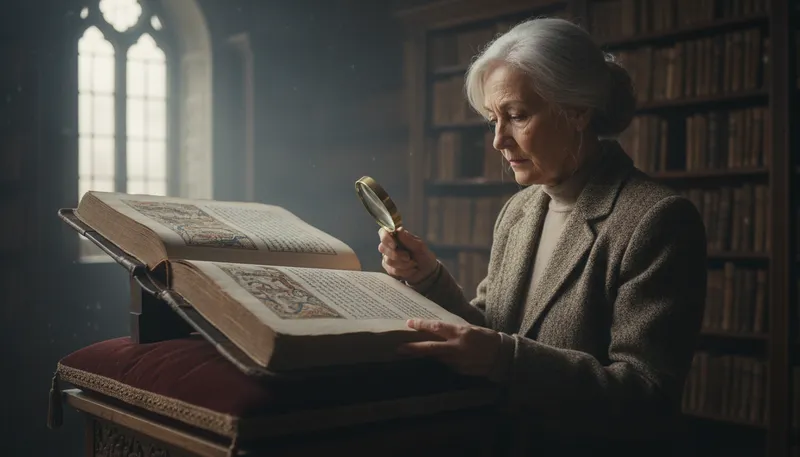 Illustration of codex: An ancient manuscript in book form.