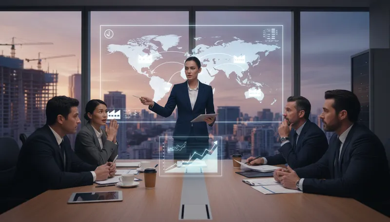 Illustration of executive: A person responsible for managing an organization.