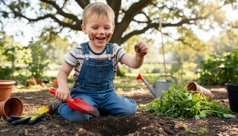 Illustration of dirt: Loose soil or earth.