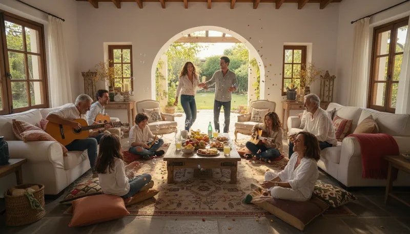 Illustration of casa: Spanish word for house.