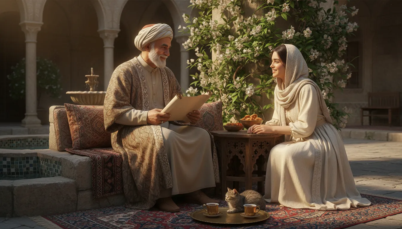 mehr 的插圖：Persian word meaning kindness or affection.