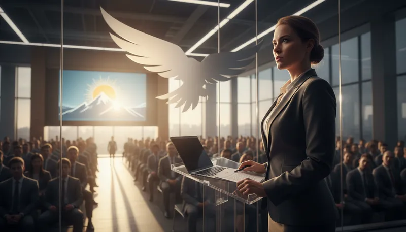 Illustration of eagle up: to prepare or get ready for something