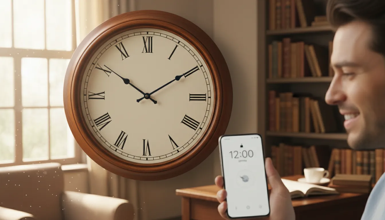 Illustrazione di keep good time: accurately measure time without deviation.