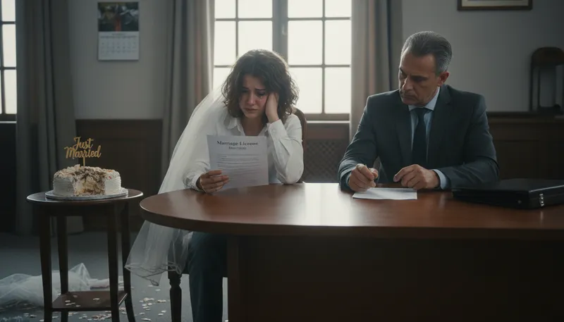 Illustration of annulment: a legal declaration that something is invalid