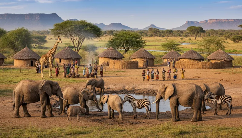 Illustration of angola: A country located in Southwestern Africa.