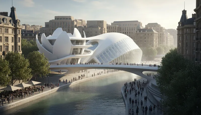 Illustration of zaha: a name associated with innovative architecture