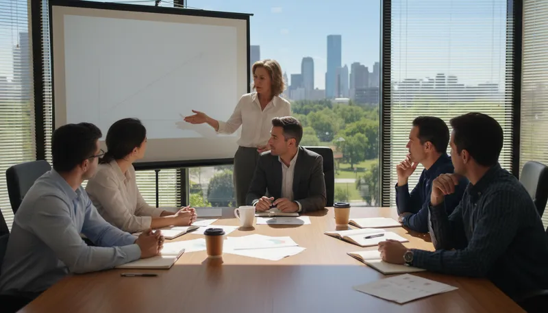 Illustration of caucus: A meeting of members from a political group.