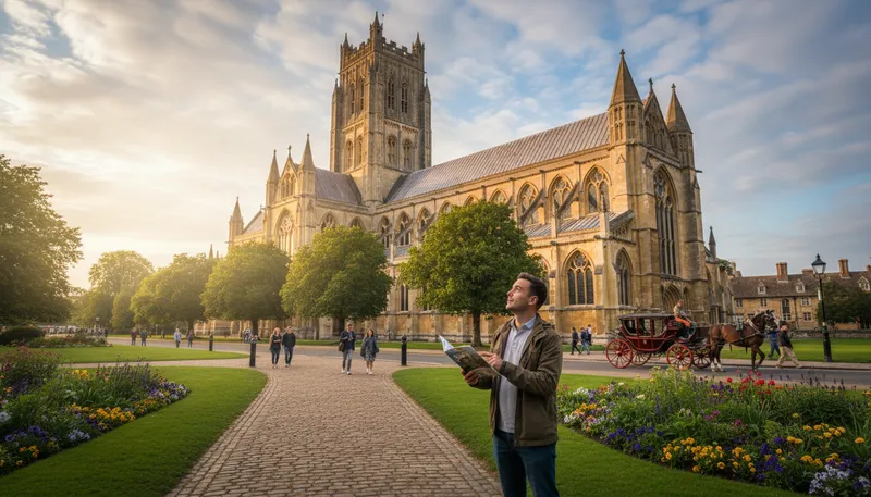 Illustration of chichester: A city in West Sussex, England.