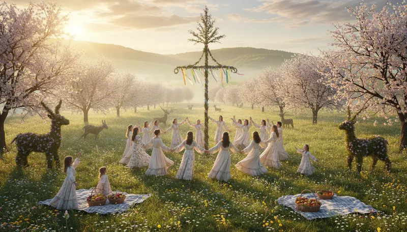 Illustration of rebirth: a revival or new beginning