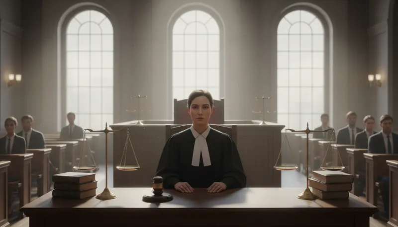 Illustration of impartiality: Fairness and neutrality in judgment.
