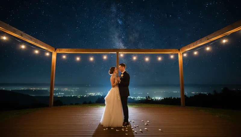 Illustration of newlywed: A person recently married.