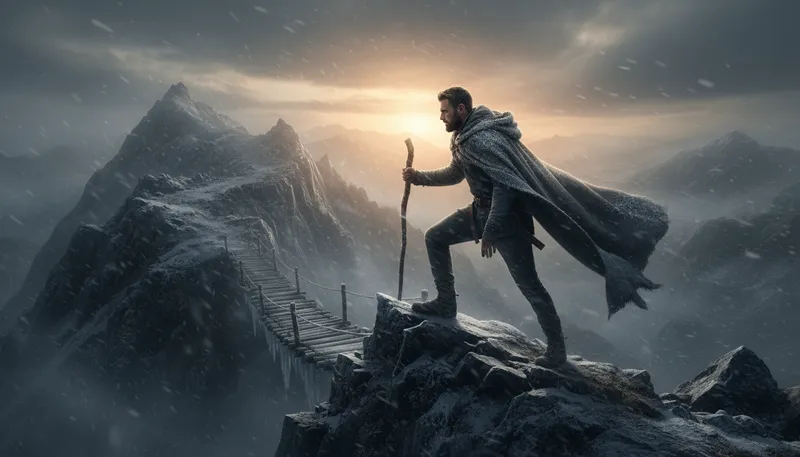 Illustration of braveheart: A nickname for a courageous person or character.