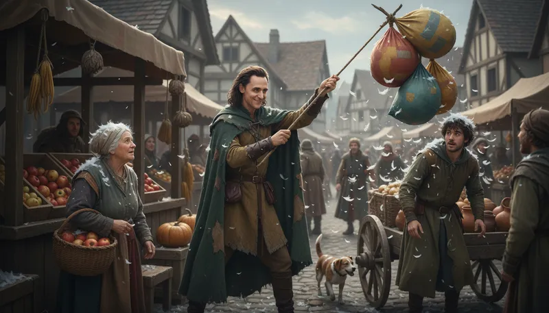 Illustration of loki: a character from mythology or pop culture
