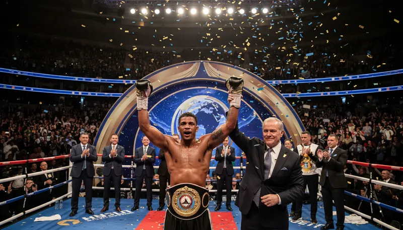 Illustration of WBC: An abbreviation for a boxing organization.