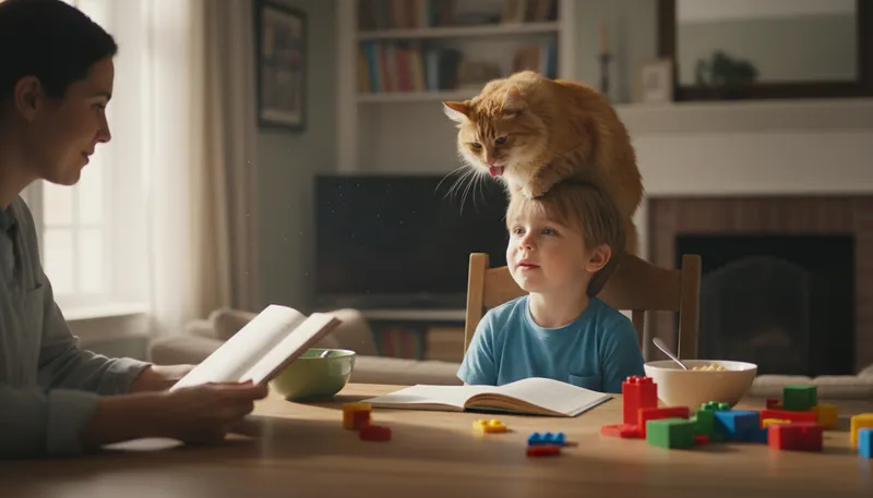 Illustration of cat got someone's tongue: Someone is unexpectedly quiet or speechless.