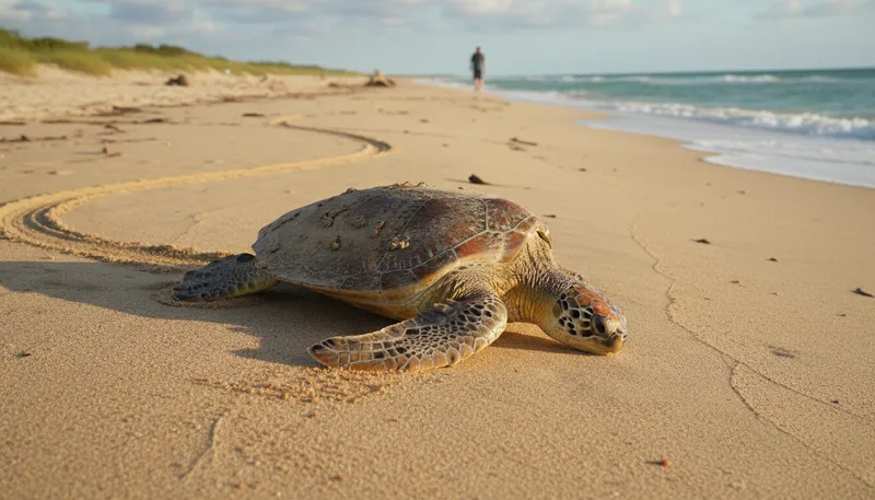 Illustration of turtle: a slow-moving reptile with a shell.
