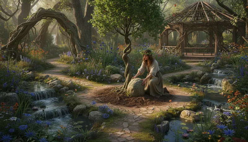 Illustration of gaia: The Earth viewed as a living entity.