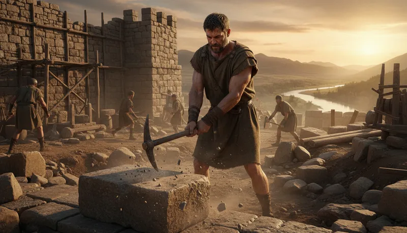 Illustration of romulus: A legendary founder of ancient Rome.