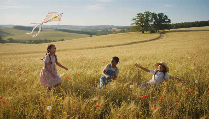 Illustration of ley: A meadow or grassy field.