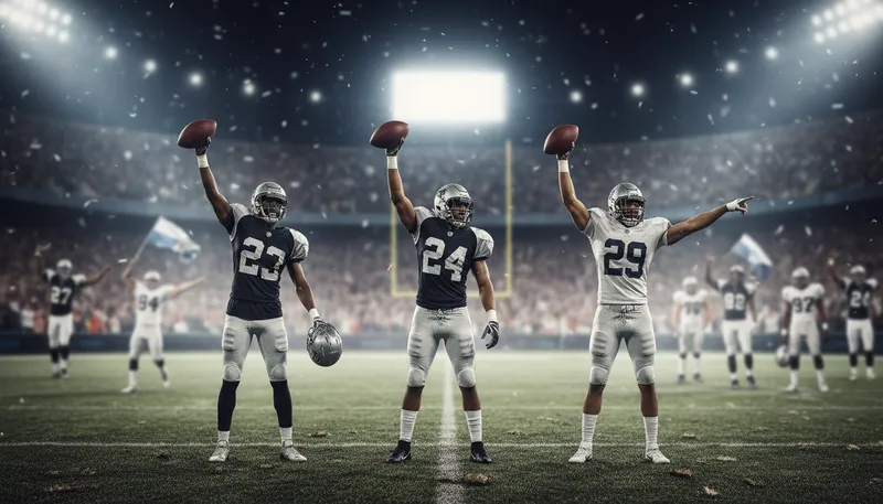 Illustration of tds: measure of touchdowns in sports.