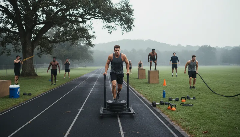 Illustration of offseason: The period when a sport is not played.