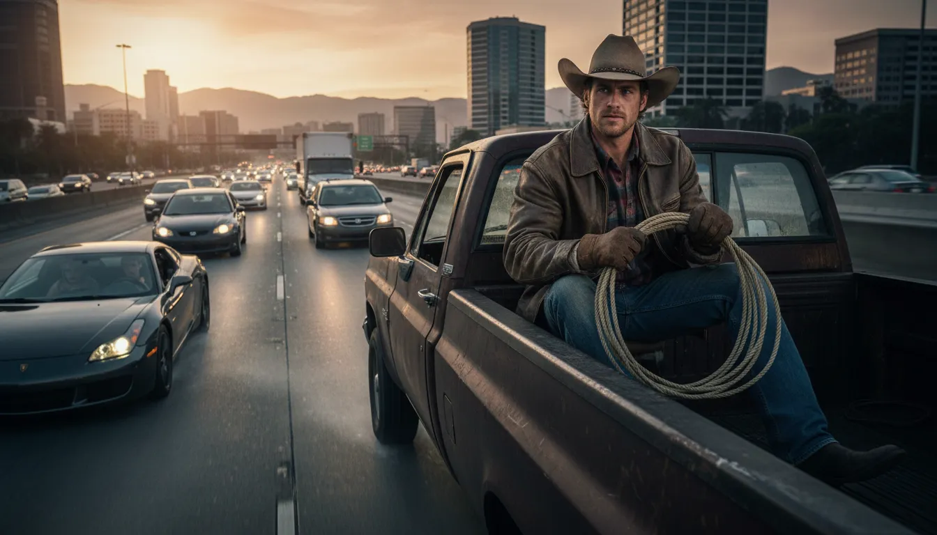 Illustration de cowboy : someone who takes big risks or chances