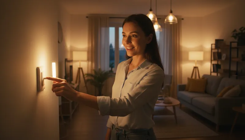 Illustration of switch: A device to turn something on or off.